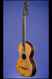 1850 Markneukirchen 'Stauffer-Style' Parlor Guitar - 12 fret to body with 'Rose 1850 Markneukirchen 'Stauffer-Style' Parlor Guitar - 12 fret to body with 'Rose