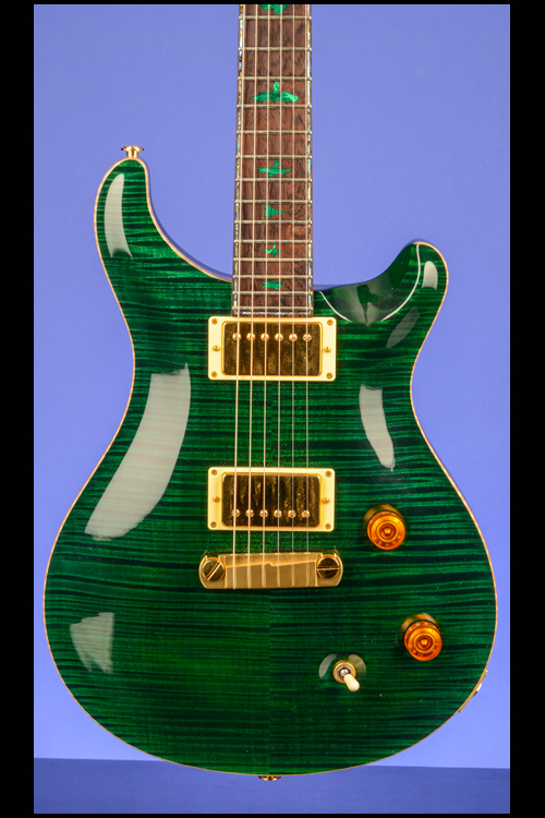 Custom 22 Private Stock 'Flamed Emerald Green' #396 Guitars | Fretted  Americana Inc.