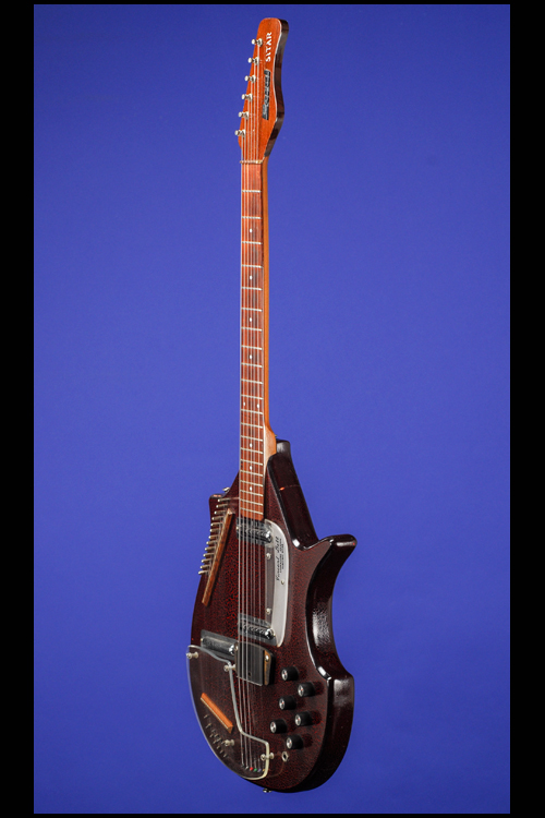 Electric Sitar Model 3S19 Vincent Bell Signature Design Guitars Fretted Americana Inc