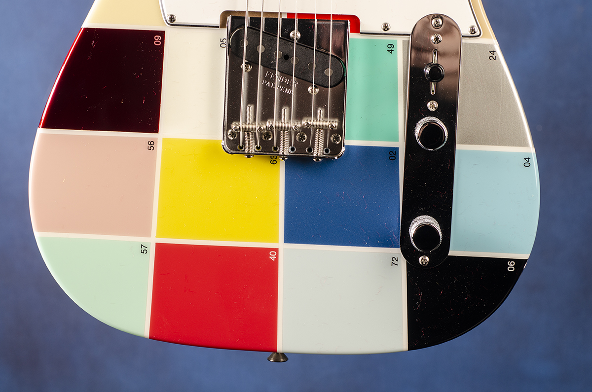 Color Chart Telecaster Guitars Fretted Americana Inc