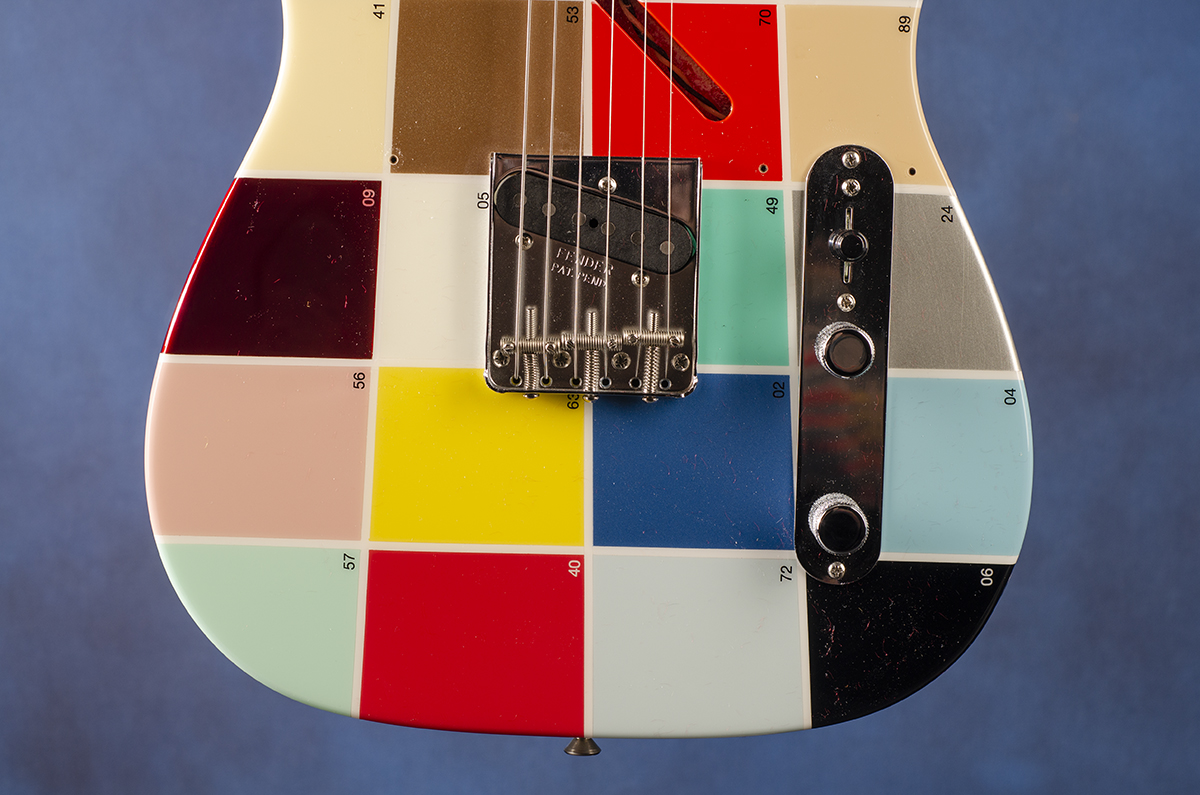 Color Chart Telecaster Guitars Fretted Americana Inc