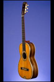 1850 Markneukirchen Martin-Style Parlor Guitar (12 fret to body) with 'Fan-Tail'