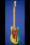 2010 James Trussart Holey-Steelcaster Rastafari Colors 'Ziggy Marley' Model